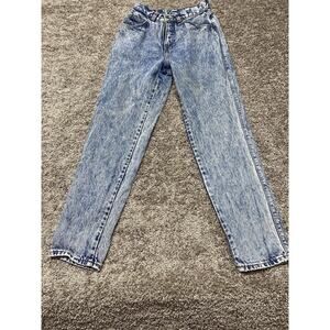 Vintage Levis Jeans Women Size 8 Blue‎ Acid Wash Tapered Mom Jean